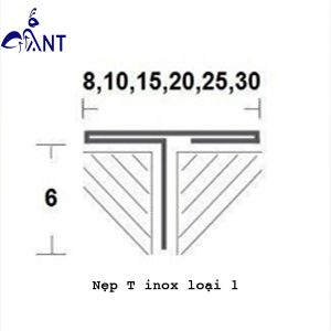 Mat cat nep T inox loai 1