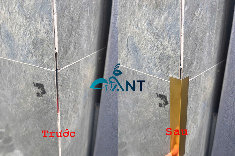 Nẹp V Ốp Góc Gạch 5 Nẹp Nhôm Góc Gạch Chữ V