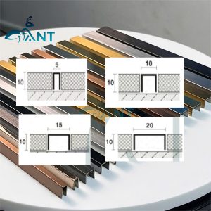 Nẹp chữ U inox 304 6 kích thước nẹp u inox