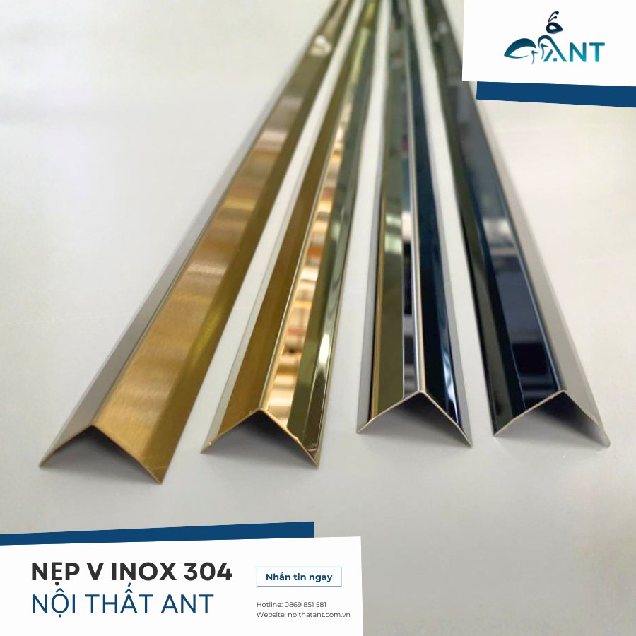 Nẹp chữ V inox
