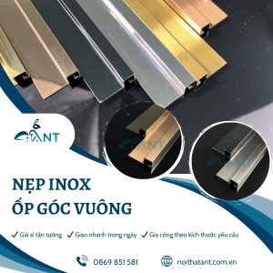 Nẹp inox bo góc vuông