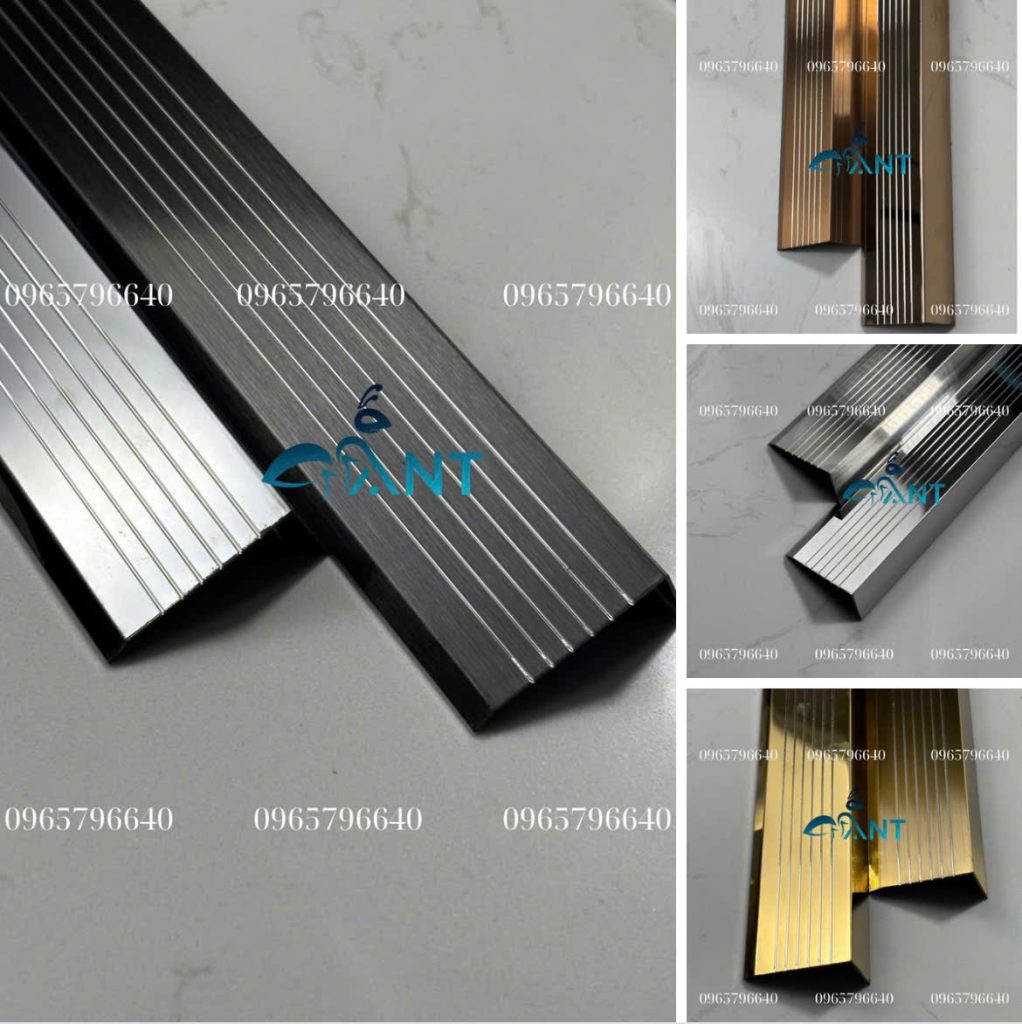 Nẹp inox chống trơn cầu thang