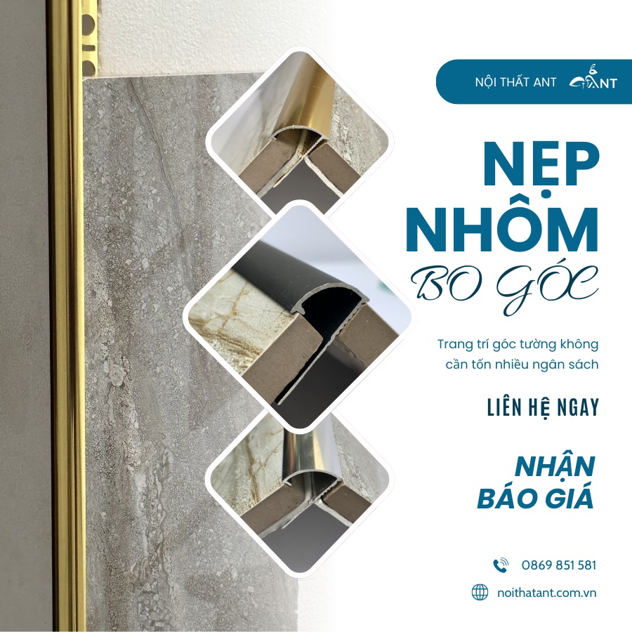 Nẹp Ốp Góc Gạch Men 6 Nẹp Ốp Góc Gạch Men