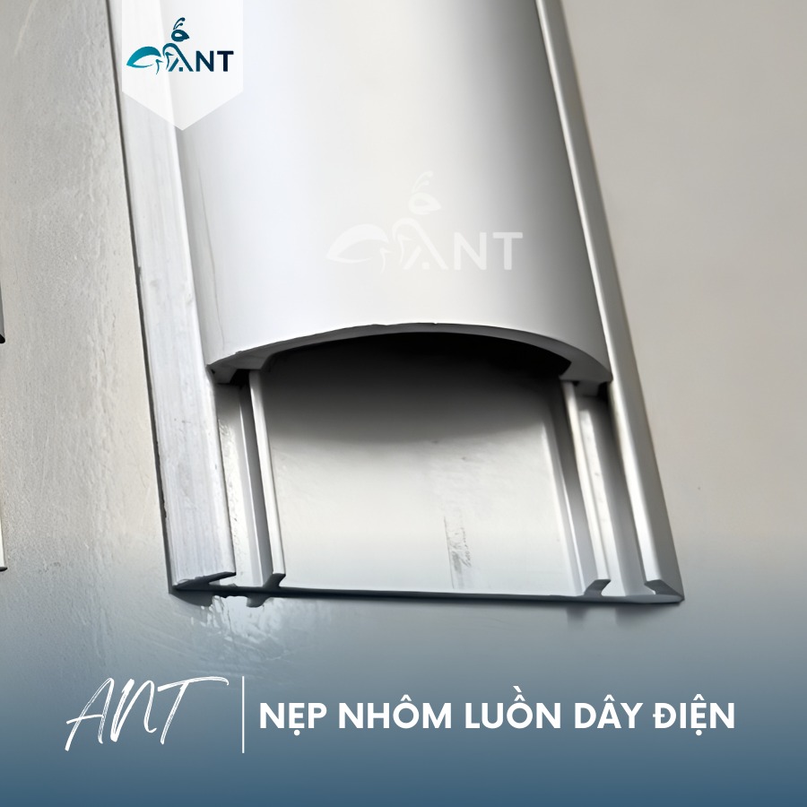 Nẹp Nhôm Luồn Dây Điện D40