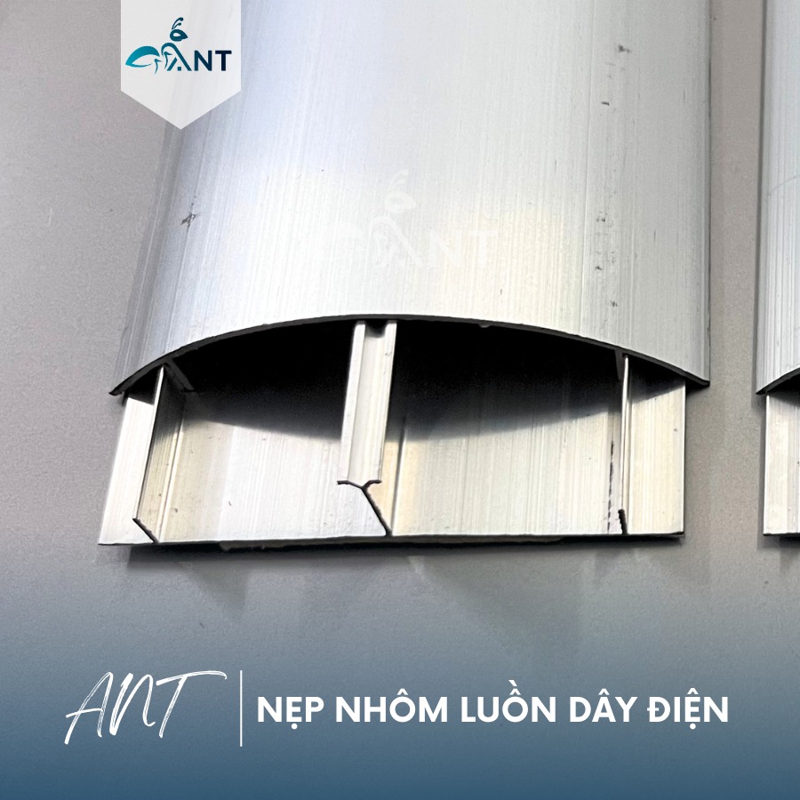 Nẹp Nhôm Luồn Dây Điện D80