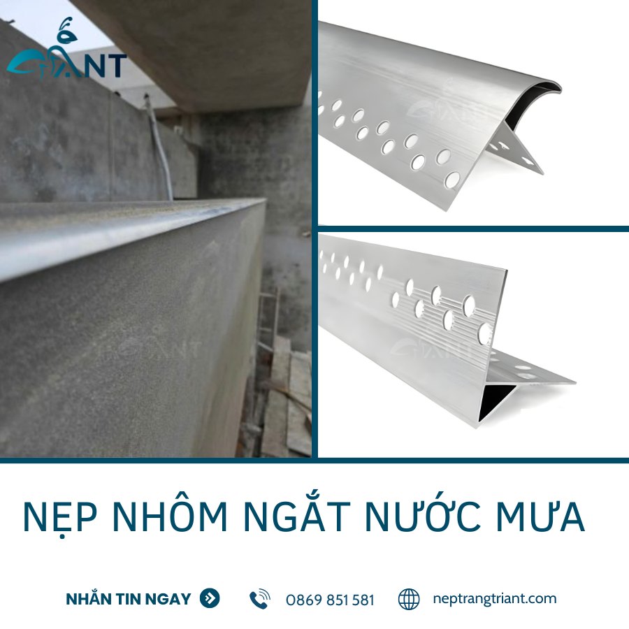 Nẹp Nhôm Ngắt Nước Mưa