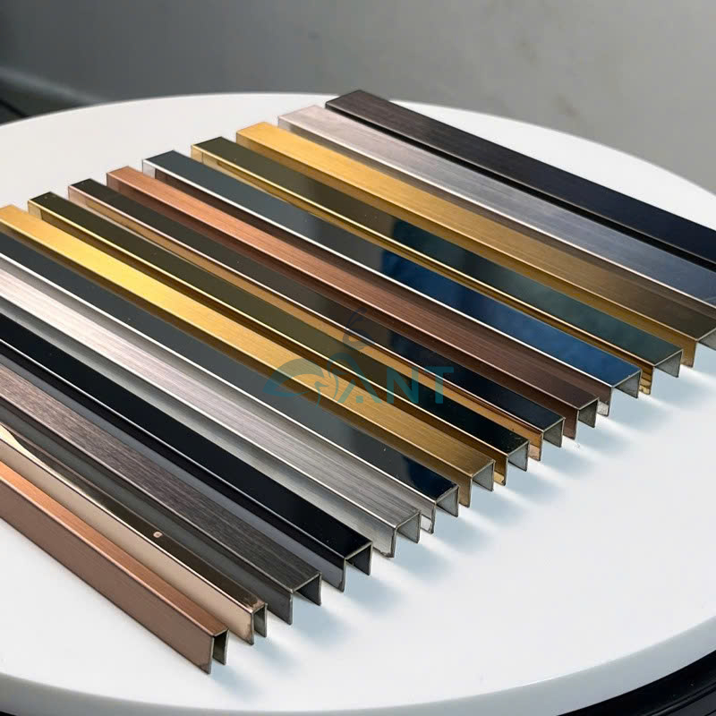 Nẹp chữ U inox 304 4 Nẹp U inox 304