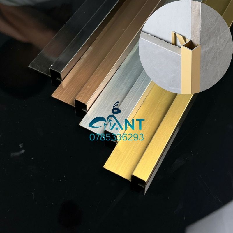 Nẹp inox Góc Vuông Gạch KTV10