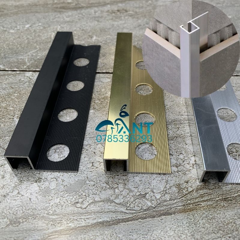 Nẹp Nhôm Góc Vuông Gạch FU10