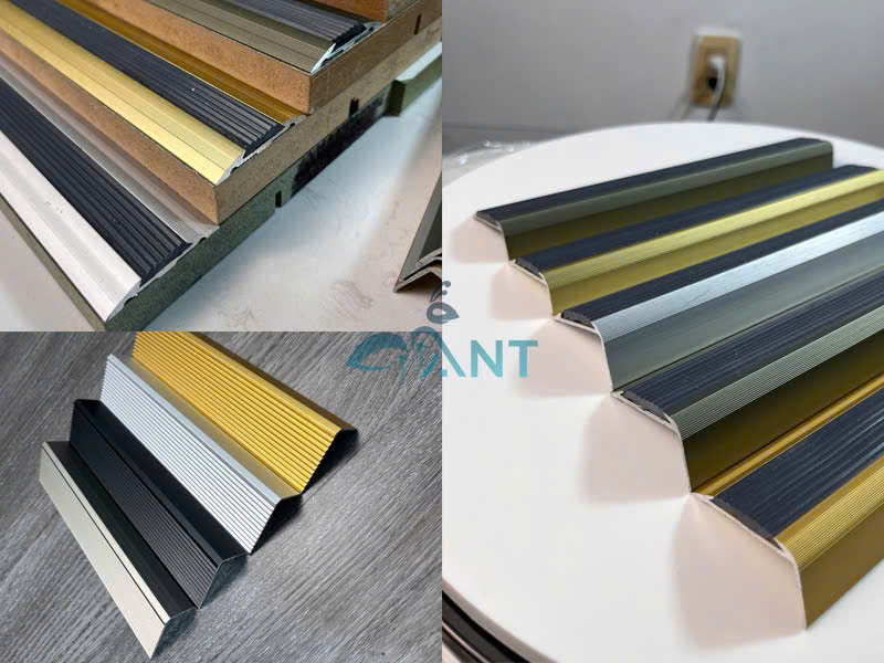 Nẹp nhôm chống trơn trượt bật cầu thang