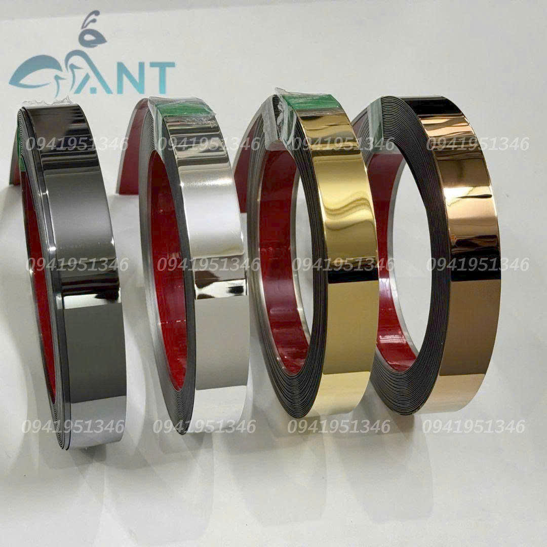 Cuộn la inox có sẵn keo bản 2cm