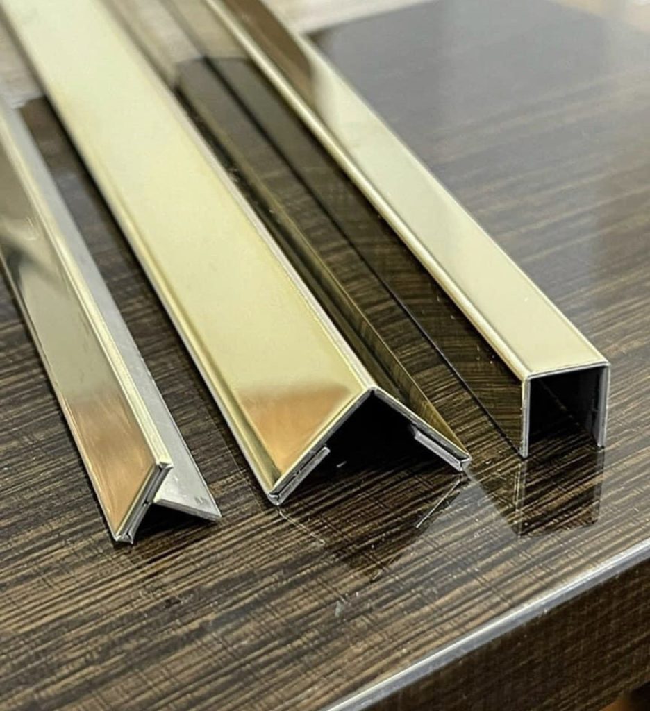 Nẹp inox mạ vàng