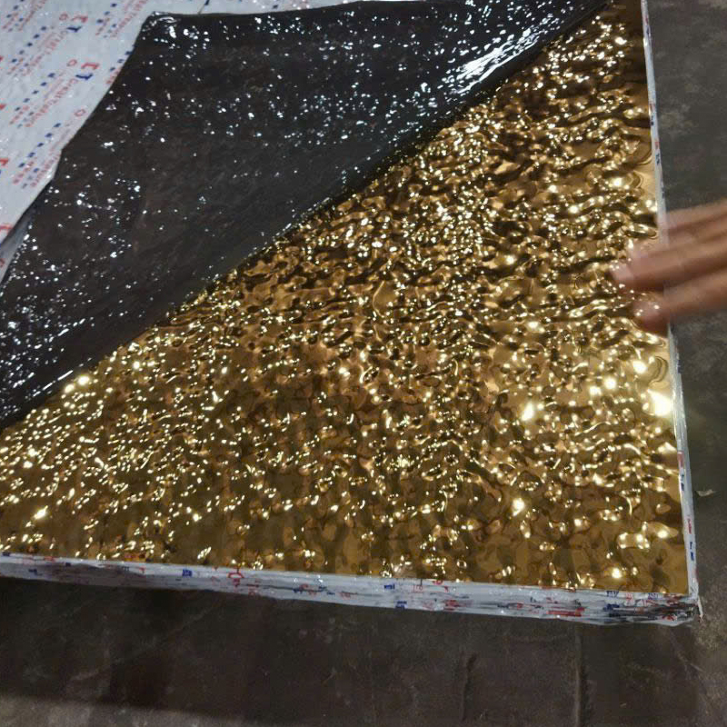 Tấm inox sóng nước