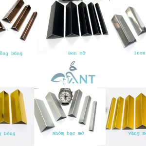 Màu sắc nẹp nhôm chữ V