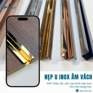 Nẹp chữ U inox 304