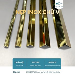 Nẹp chữ V inox 304