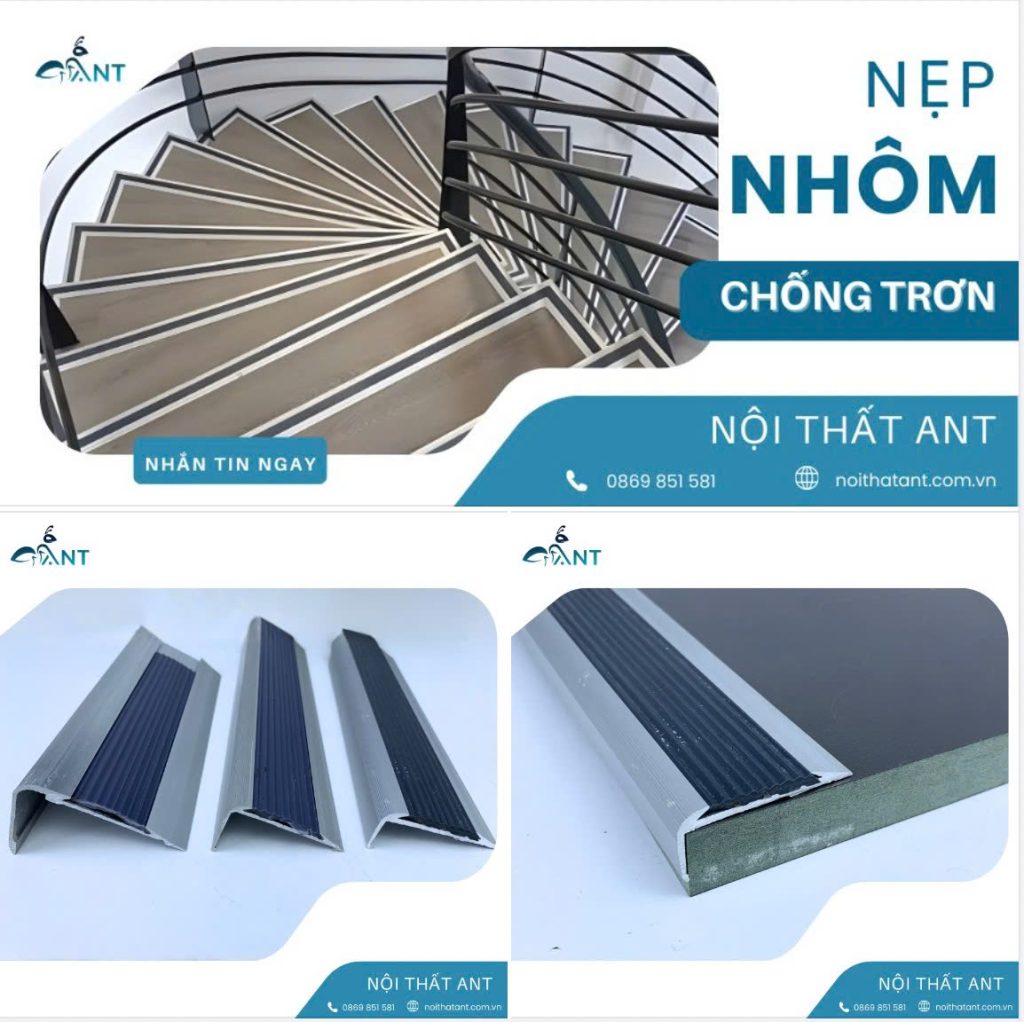 Nẹp Nhôm Chống Trơn Trượt