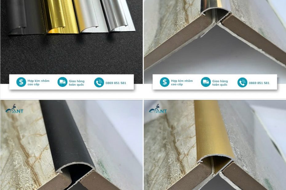 Nẹp Nhôm Góc Ngoài Gạch YC10