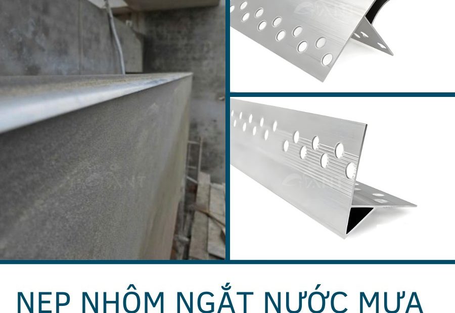Nẹp Nhôm Ngắt Nước Mưa