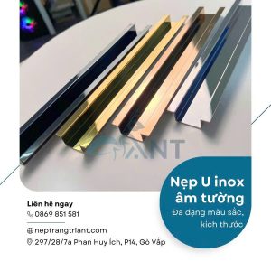 Nẹp U Inox Âm Tường