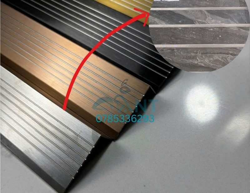 Nẹp Inox Chống Trơn Cầu Thang Gạch