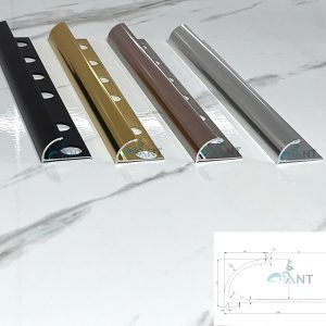 Nẹp nhôm góc gạch YC12
