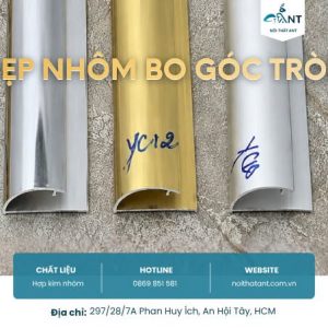 Nẹp nhôm góc gạch YC12