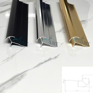 Nẹp nhôm ốp góc gạch MY10