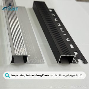 Nẹp nhôm chống trơn gạch P20