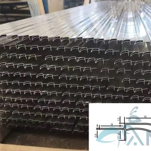 Nẹp nhôm ngắt nước mưa lưỡi 3cm