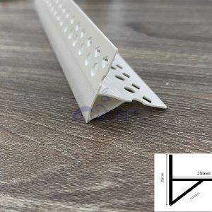 Nẹp ngắt nước mưa dưới bằng nhựa