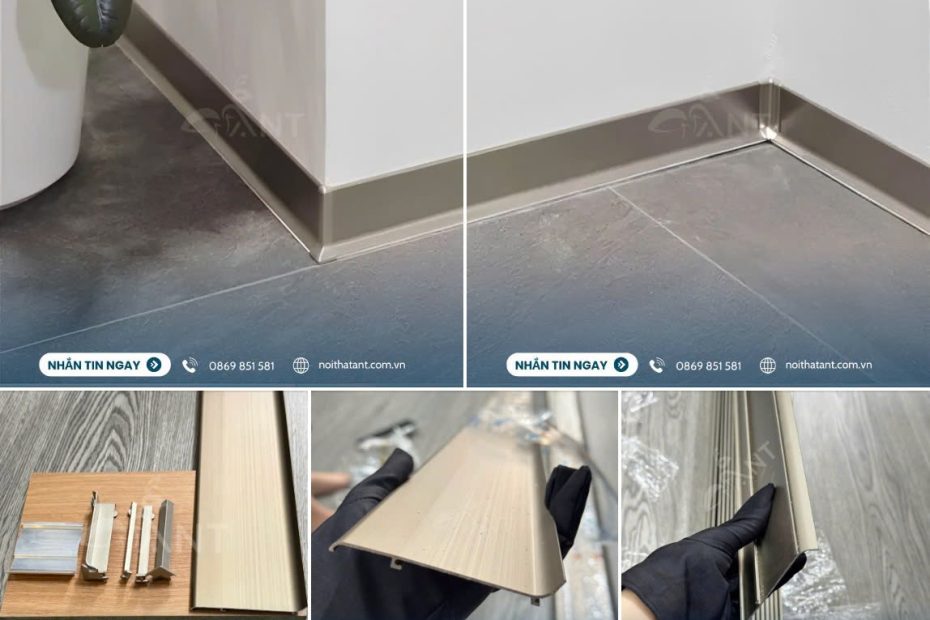 Báo giá len chân tường nhôm